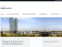 Tablet Screenshot of conalliance.com
