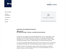 Tablet Screenshot of beratung-gesundheitswesen.conalliance.com